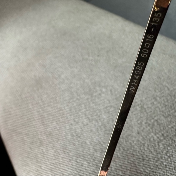 Miu Miu Shield Sunglasses – Black/Gold (Style WH4085) - Picture 7 of 11